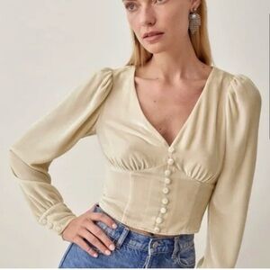 NWT Reformation Henning Top- Size 8